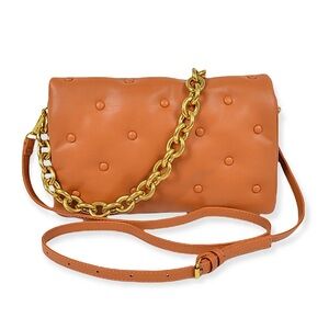 🆕🌿🧡3AM FOREVER: STUDDED FAUX LEATHER CLUTCH